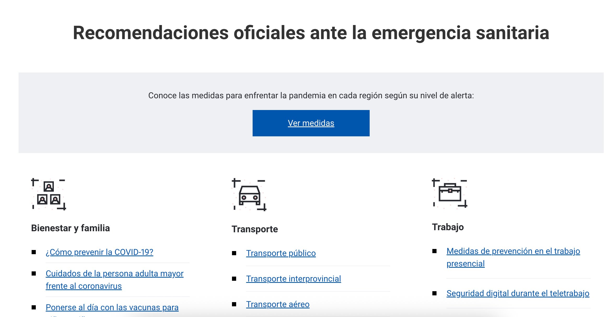 Citizen services for COVID-19