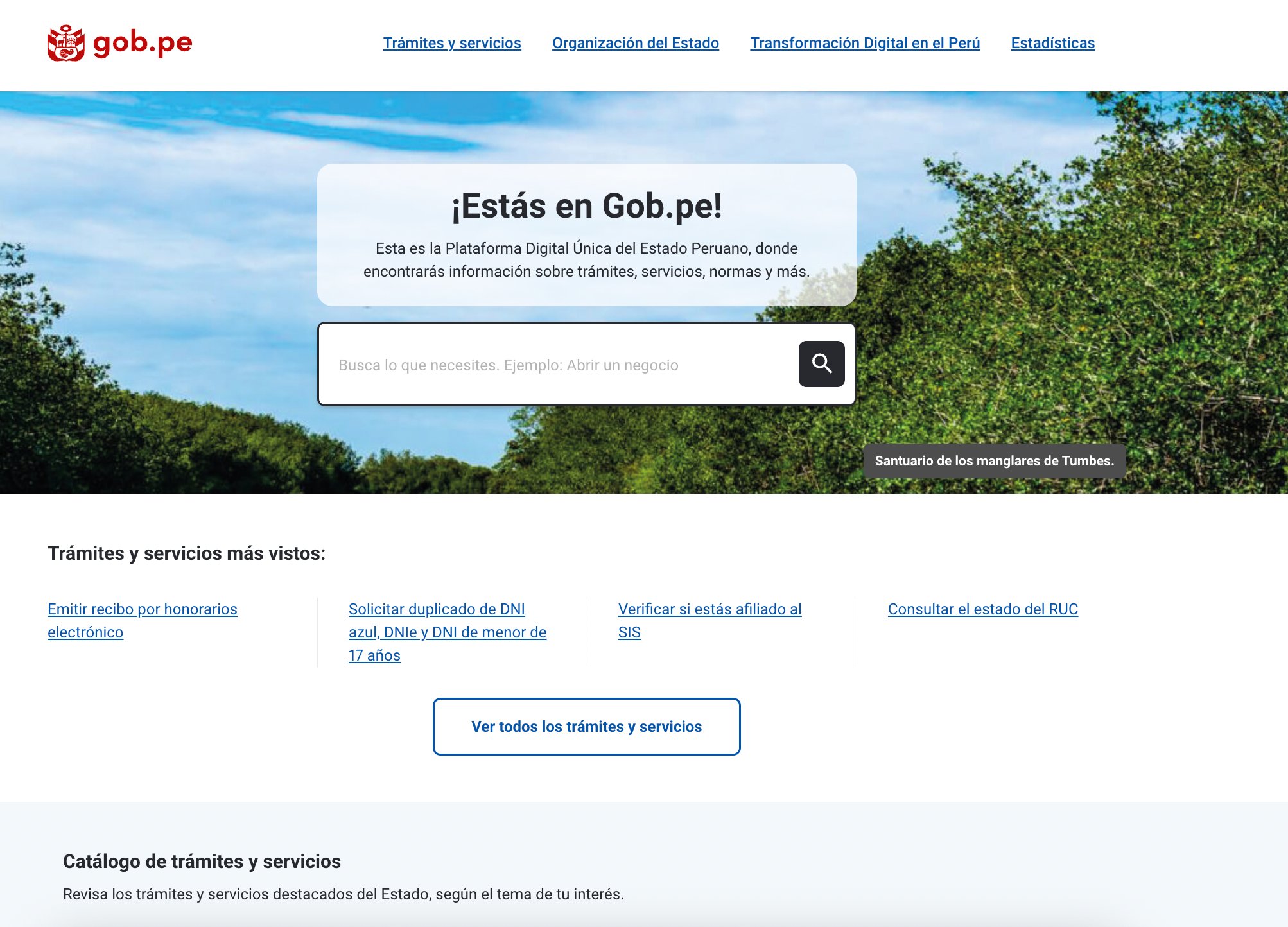 Citizen services section